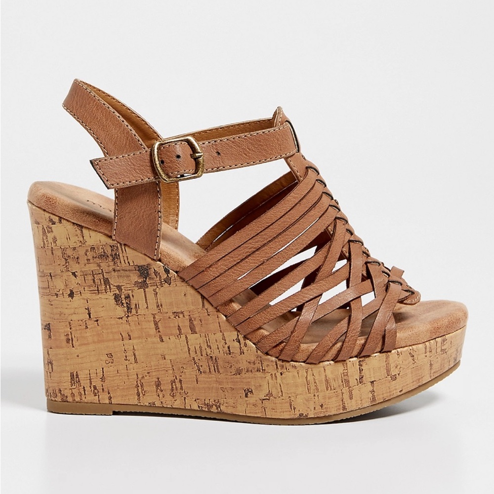 Maurice’s Jennifer Wedge Heels Shoes Open-Toe